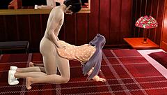 3D Animated Big Boobs in Hardcore Doggy and Missionary