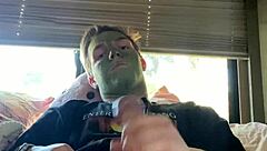 Fit Guy Masturbates Cock During Skin Care Routine - Joshuaaalewisss