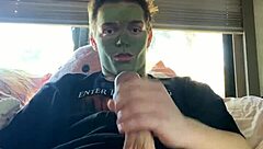 Fit Guy Masturbates Cock During Skin Care Routine - Joshuaaalewisss