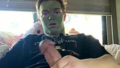 Fit Guy Masturbates Cock During Skin Care Routine - Joshuaaalewisss