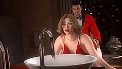 Horny Men Fuck Trans Woman So Hard They Brace Themselves