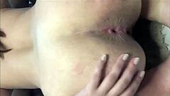 She Cums In Ass From Monster Cock And Shows The Mess After Anal