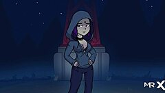 intense creampie in redhead's big ass pussy