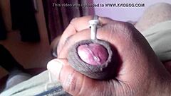 Indian Babe Teases with Black Cock in Steamy Cumshot Clip