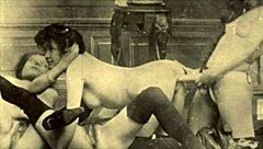 Vintage Hairy Pussy In Steam Era