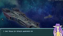 star chanel's early part features lara croft in hentai blowjob scene