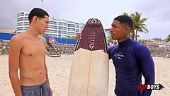 i finally fuck the naughty surfer's tight ass