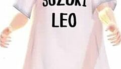 Leo demonstrates exercise as an anime girl performs stretch yoga poses