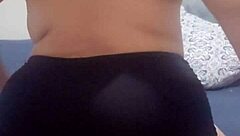 Chubby Amateur Girl with Natural Tits Strips Homemade Clothes Off Slowly