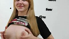 virgin alina neumeha explores herself at casting interview