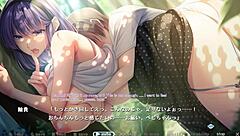 Bunny’s mom gives daikou service in Eroge game Route 4 Scene 9 with subtitles.