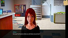 My new family 278: A cartoon porn video with red-haired protagonist.