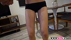 Blonde Elizabeth Jolie Screams While Fucked by Stepbro!