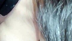 Huge Tits Girlfriend Gets Cumshot in Public Bathroom