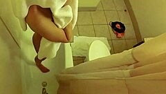 Brett Rossi intensely masturbates in the shower, showcasing her big tits and ass