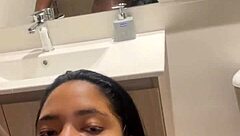 Ebony Teen Deepthroats Big Black Cock Before Work