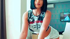 Oh, this latina slut in lingerie asks, 'Can you miss me?'