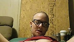 video from months ago playing with star dildo in thong