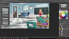 Stream of erotic games: Summertime Saga by darkcookie on Picarto
