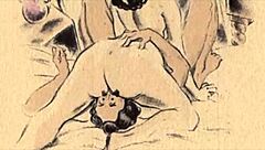 Erotic art from the past: illustrations of the 19th century.