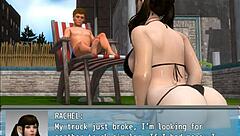 in this adult game my new life, walkthrough 02 features rachel quest and mary quest