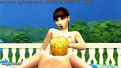 Hot sex in nature with your beloved, 3D animation says, Let's do it!