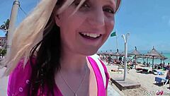 German Teen Fucked Publicly at Ballermann 6