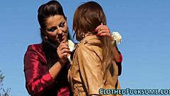 clothed euro whore nailed