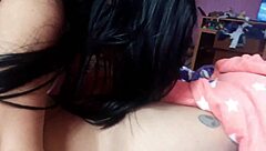 stepfather teaches stepdaughter to suck with foot fetish?