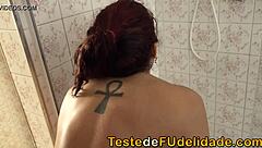 Can Son-In-Law Resist Fucking Hot Mother-In-Law In Bathroom?