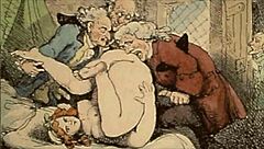 What does this vintage erotic illustration depict?