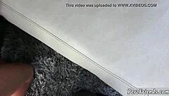 Young shaved lesbians play with toys at party