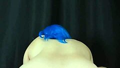 amateur step-sis rides dildo with big booty