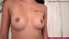 Pretty Angel Flew Cross Country For Her First Porn Scene!