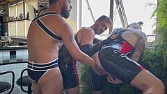 Gay Trio Engages In Intense Fisting And More