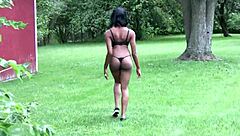 Beautiful teen with great assets shows off her body.