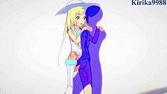 Lillie and Jessie Musashi have intense sex, says the 3D cartoon hentai.