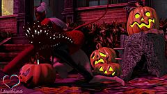 Happy Halloween With Cassie And Lewdine