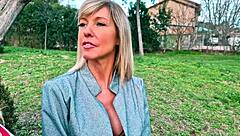 French blonde MILF wants to have a threesome