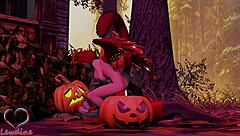 Happy Halloween With Cassie And Lewdine