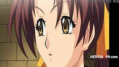 hey, pervy teacher exploits campus lesbians in hentai!