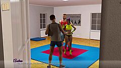 Face Fucking Curvy Girlfriend with Monster Cock