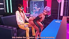 Stripper Sucks Multiple Cocks For Creampie!