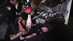 police man fucking emo boy, the homie takes it.