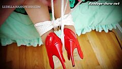 Extreme huge tits wait for taxi, naive young 18+ bound!