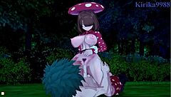 kinoko komori and mei hatsume tease izuku midoriya with intense hentai sex