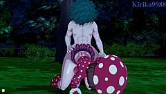 kinoko komori and mei hatsume tease izuku midoriya with intense hentai sex