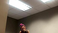 latina takes monster cock in rough interracial group bts.