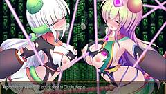 Bound and helpless: Quarta's emerald adventure in anime porn game