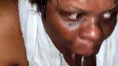 I fuck her mouth hard